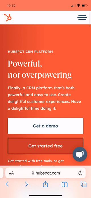 good example of solving user’s problem with orientation is hamburger menus that draw attention and provide users with quick access to even high level structure menus