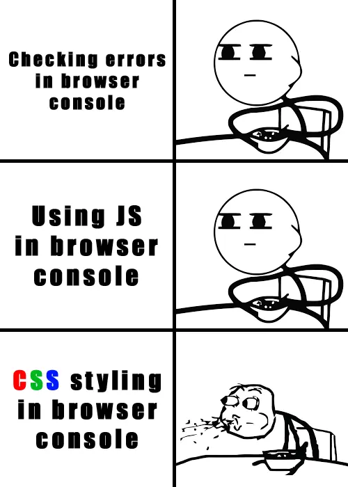 css in console meme