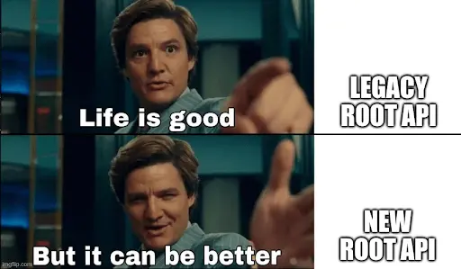 Concurrent rendering new root api meme