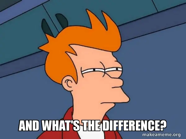 what's the difference meme