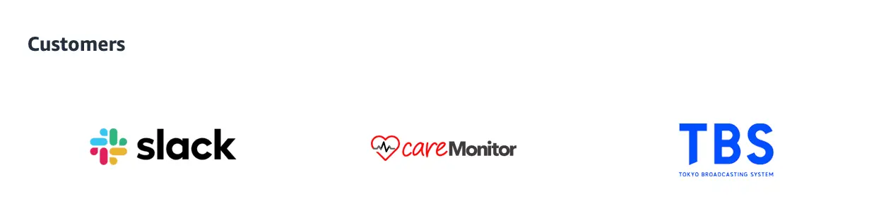 chime's customers: slack, caremonitor, tbs