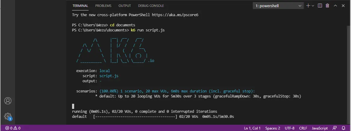 Script executed successfully