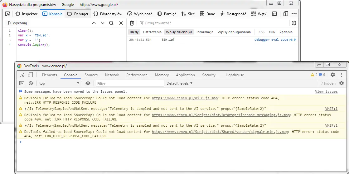 Console window screen