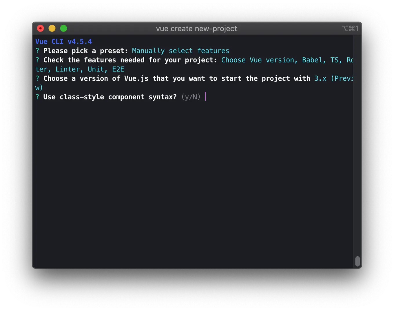 syntax choice screenshot