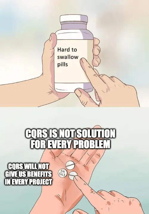 CQRS is not a solution for every problem