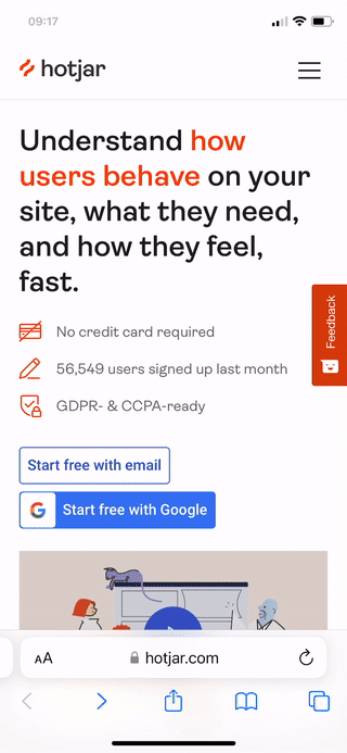 a perfect example of user initiated trigger - swipe animation, now a key part of any app