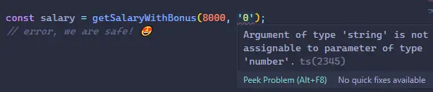 use strict typescript article