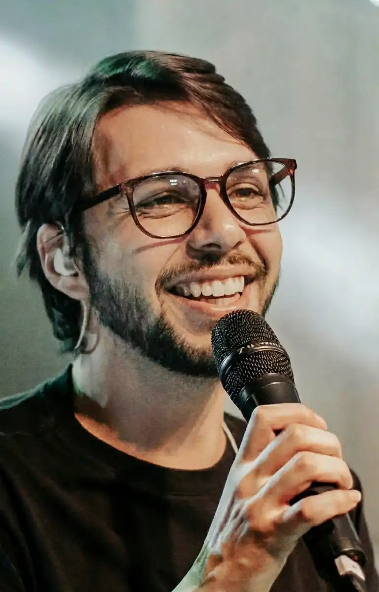 Retrato de Rafael Araujo, professor de canto