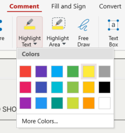 How to draw on a PDF - a complete 2026 guide Choose a color to highlight text in MobiPDF