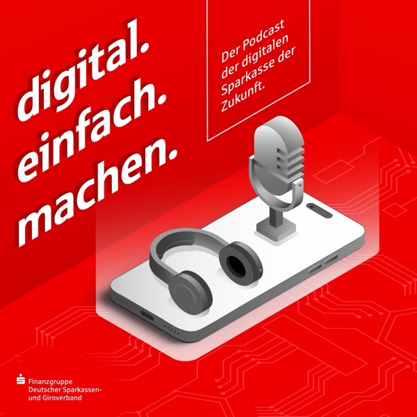Podcast-Cover digital.einfach.machen zur Stimme von Frank Weigand