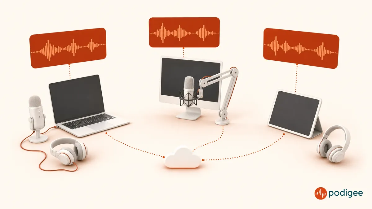 How to record a podcast remotely three home recording setups on separate tracks Podigee