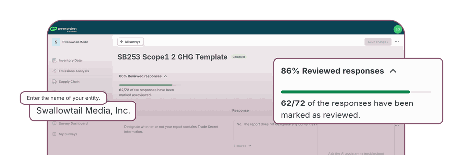 reporting and compliance features
