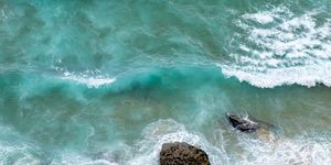 sea birdseye view