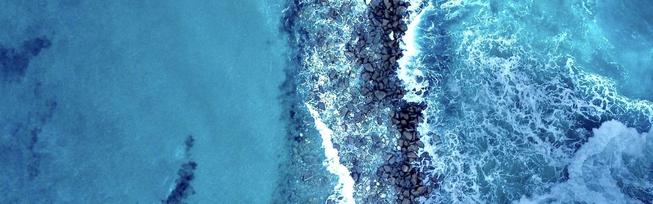 ocean from above