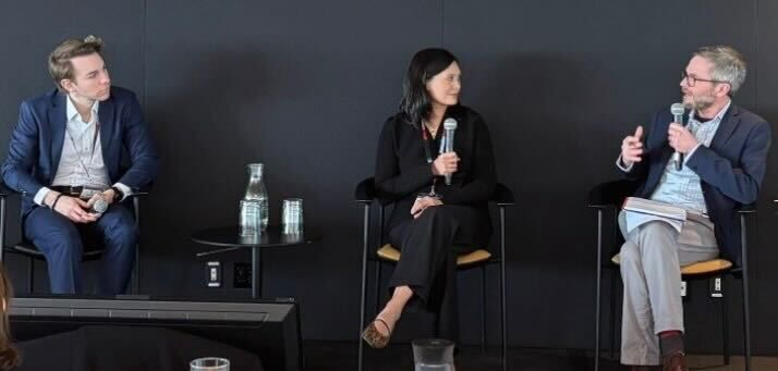 Sam Stark speaking on a panel at the Scope 3 Innovation Forum USA 2025 in Washington, D.C.