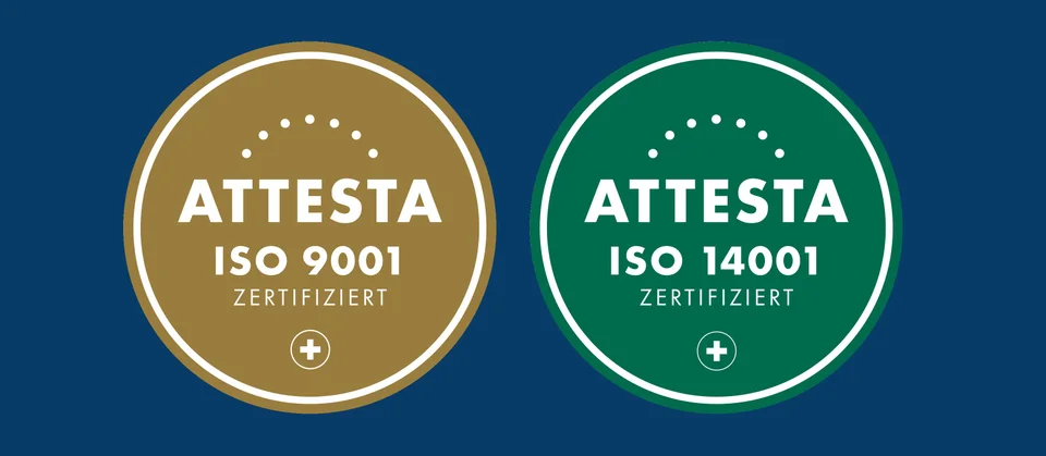 ISO 9001 und ISO 14001 erneut bestätigt