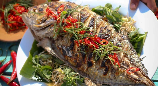 Barbecued Trevally With Sambal Bajak Makassar 0