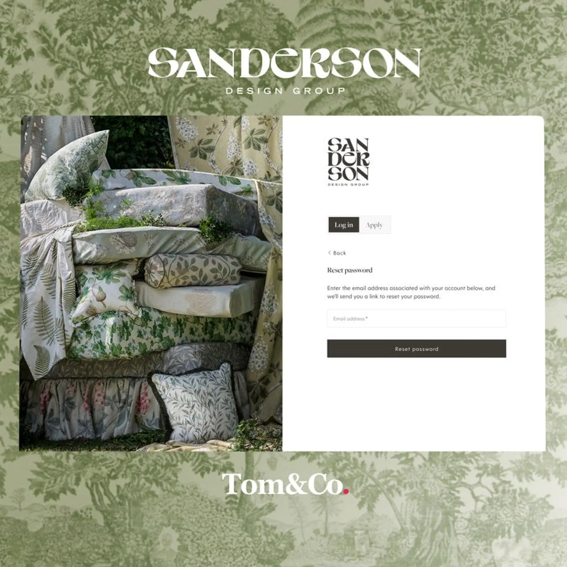 The Sanderson Design Group Trade site is live