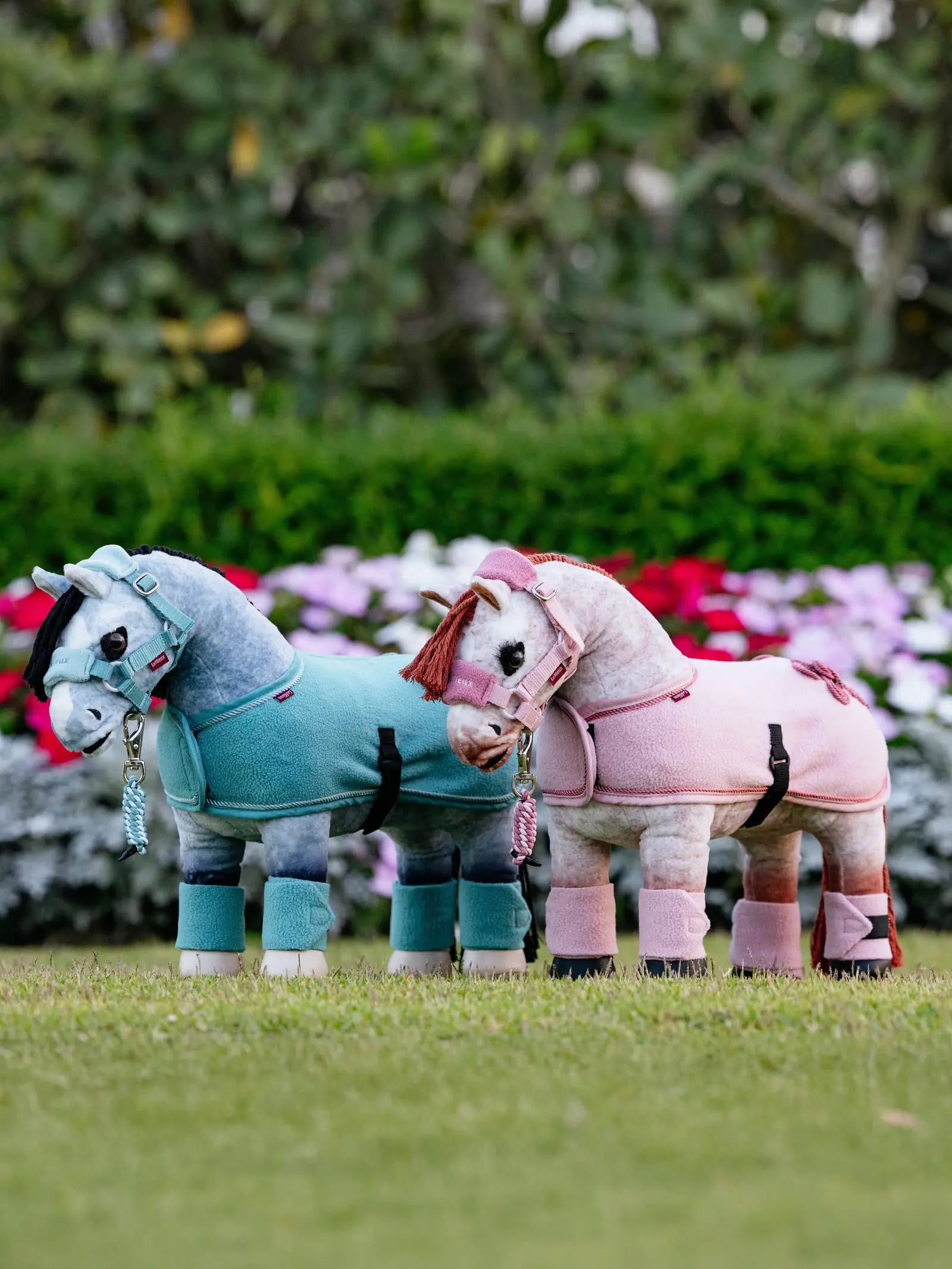 LeMieux toy ponies dressed in matching rugs and boots