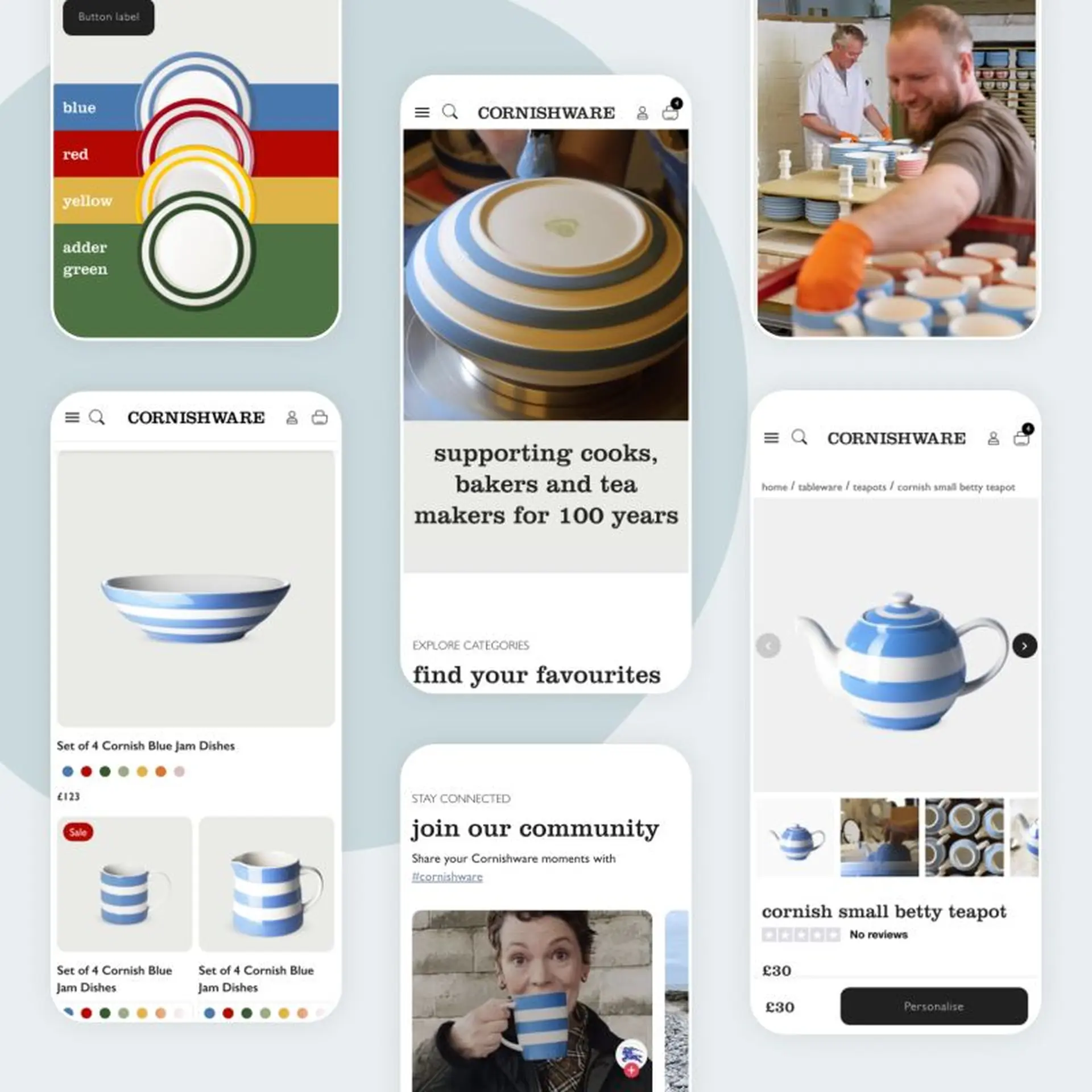 A new site for Cornishware