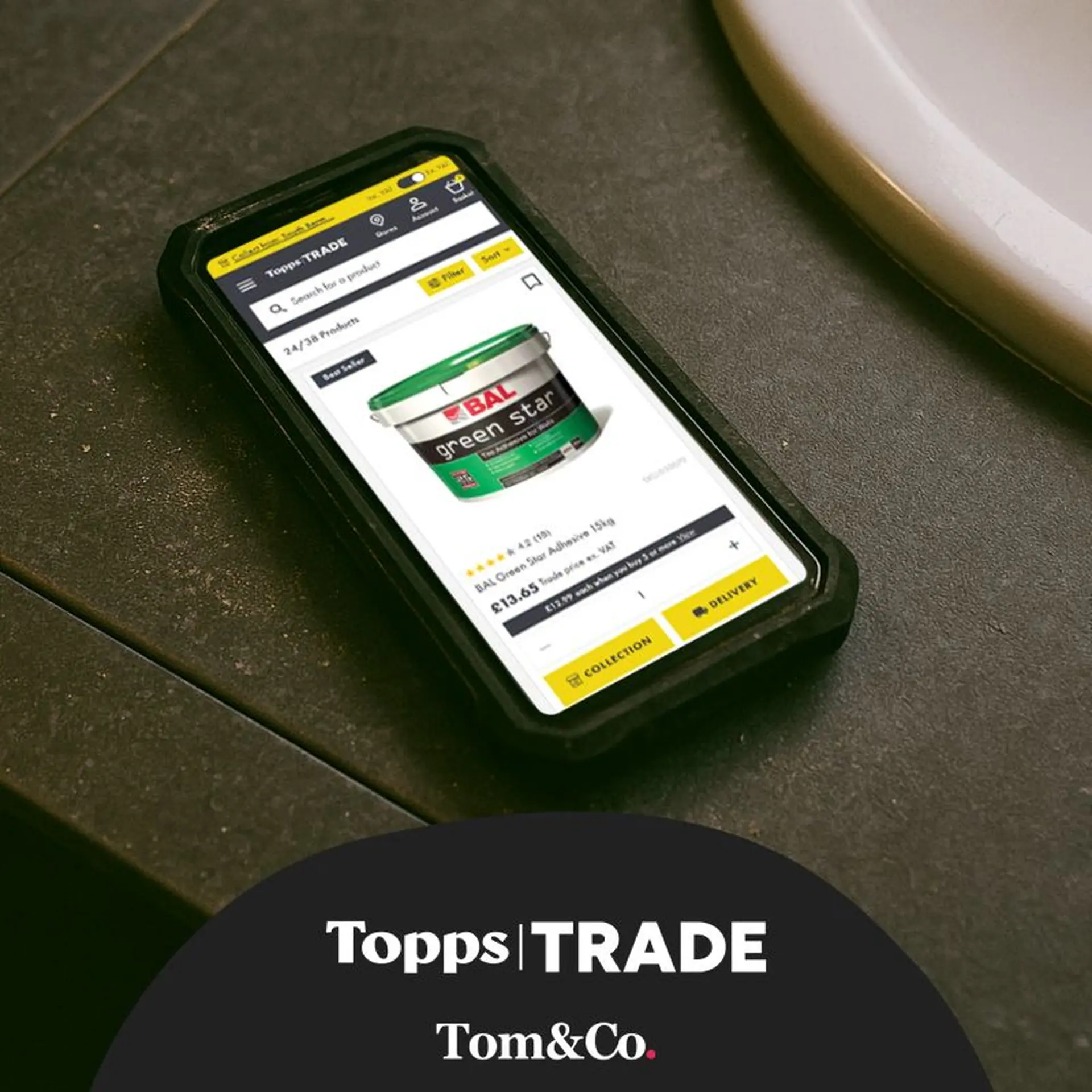 The new Topps Tiles Trade site is live