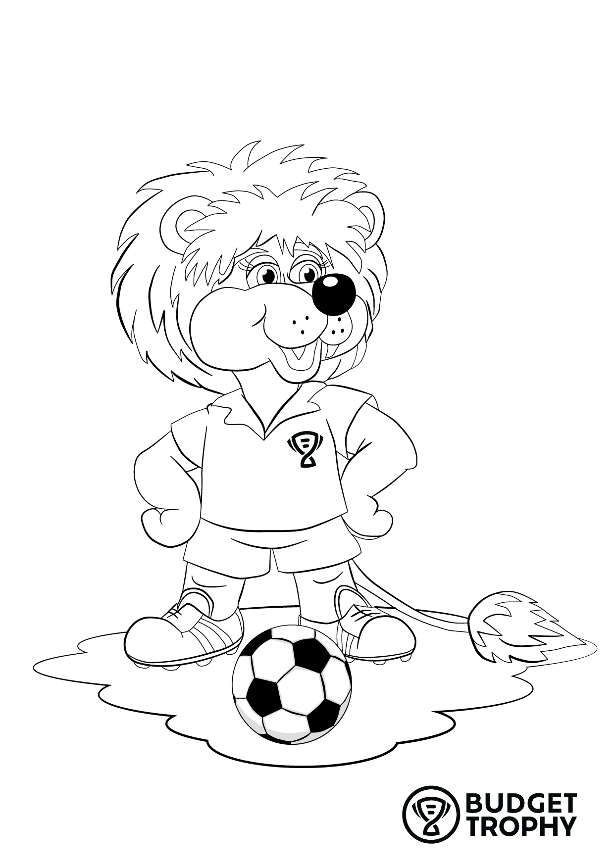 Voetbal Kleurplaten Budgettrophy