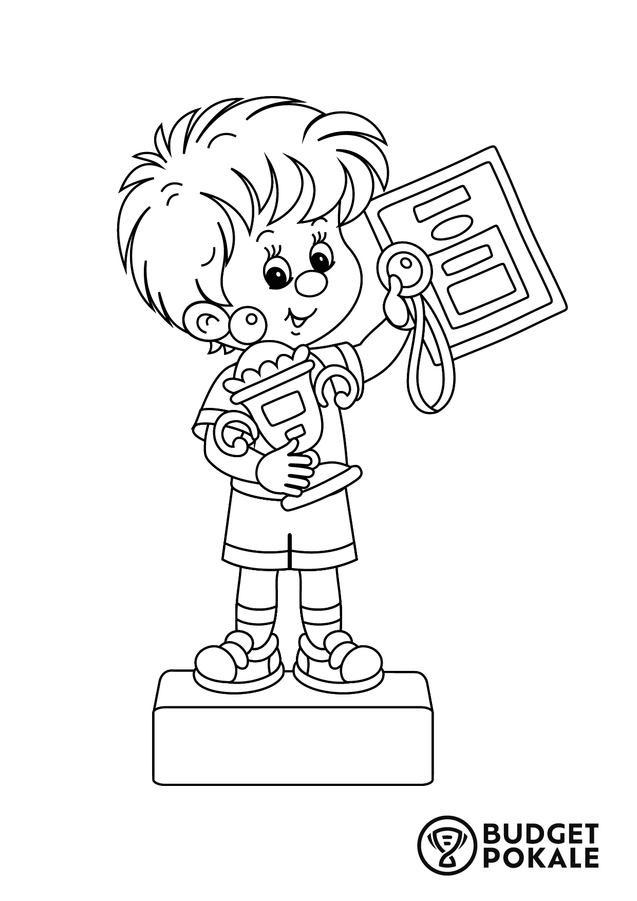 Malvorlagen für kleine Gewinner