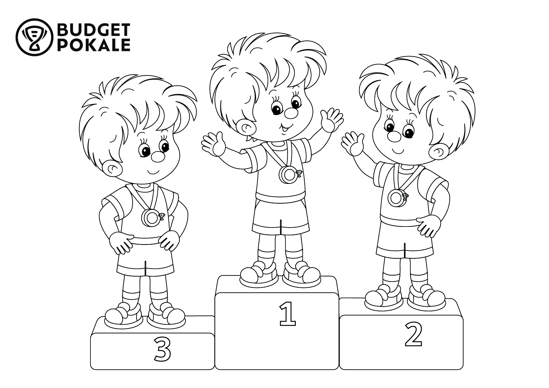 Medaillen-Malvorlagen