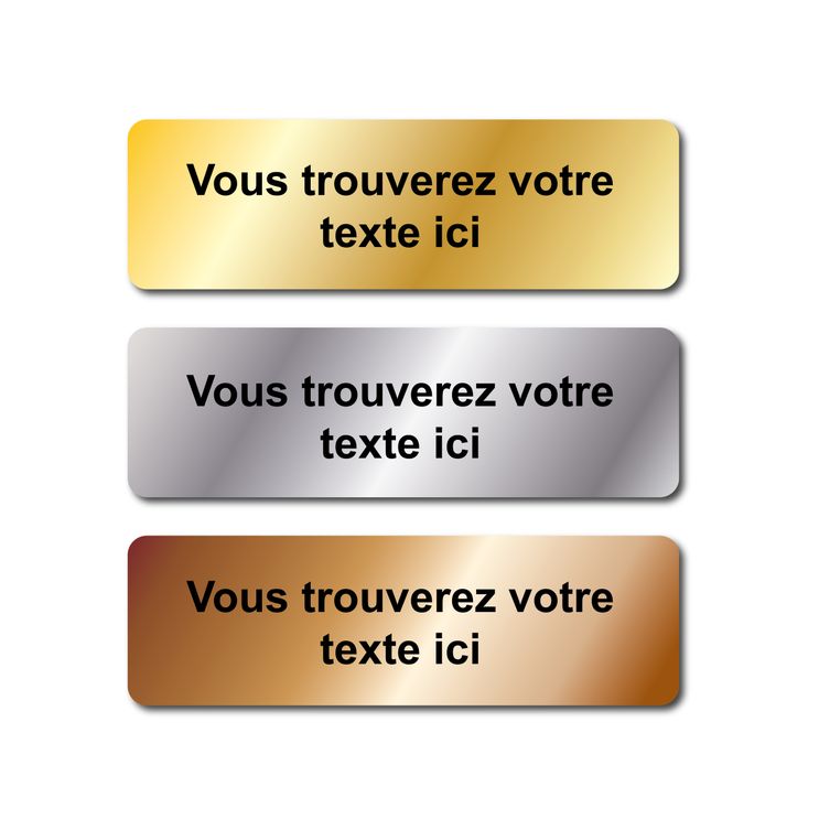 Étiquette de texte coupes