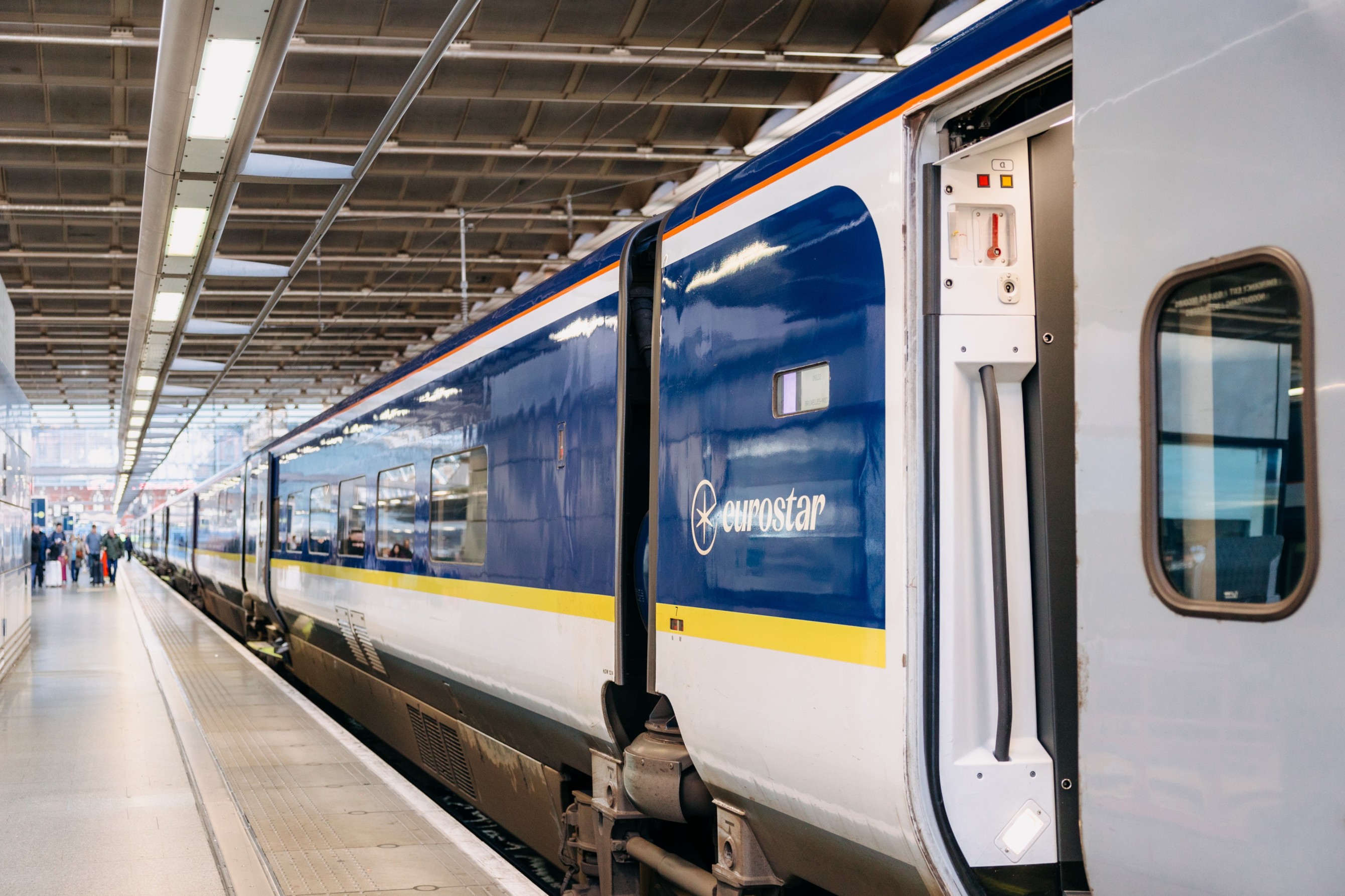 Eurostar train at the station