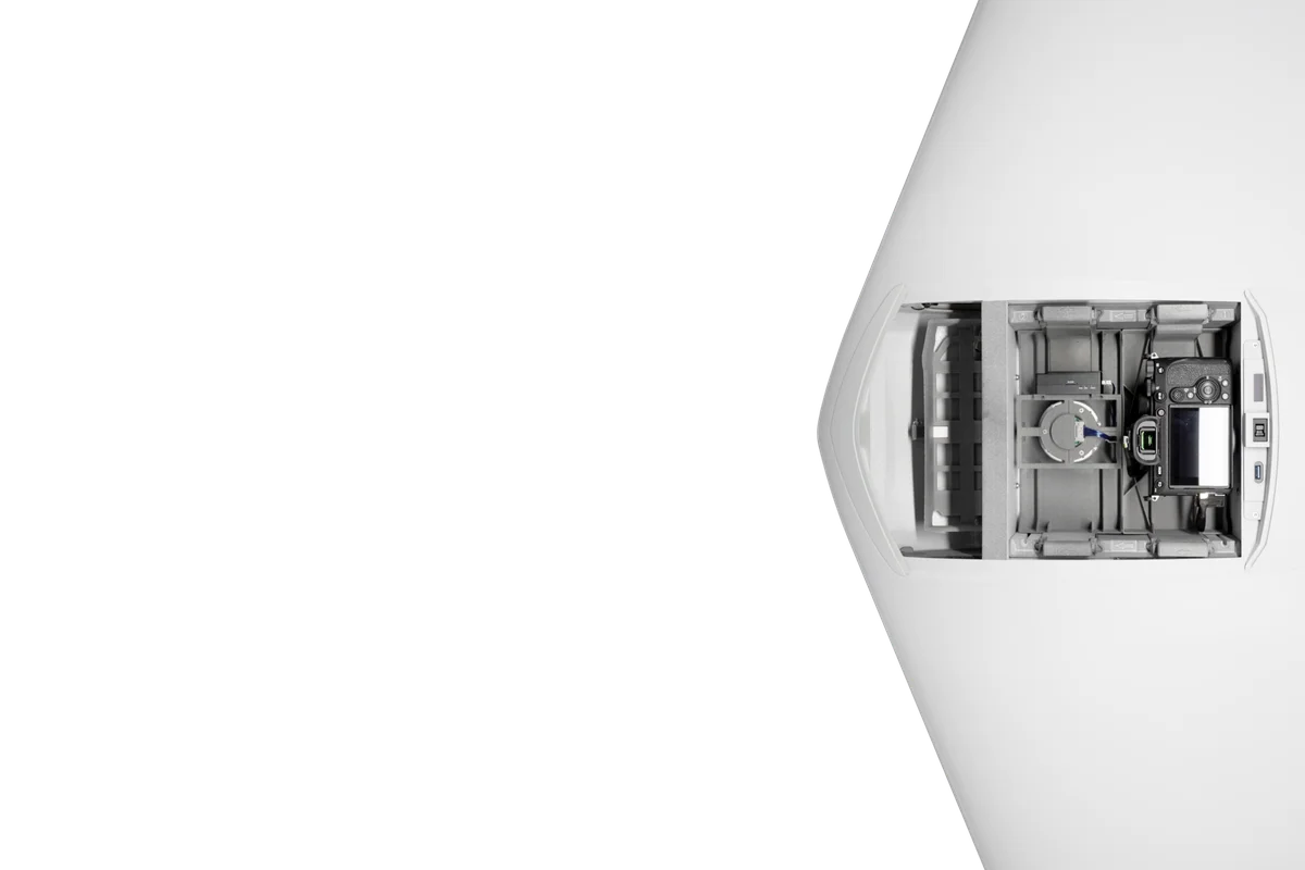 Commercial drone Drones for Commercial Use | DeltaQuad Evo Enterprise | Topside view of drone