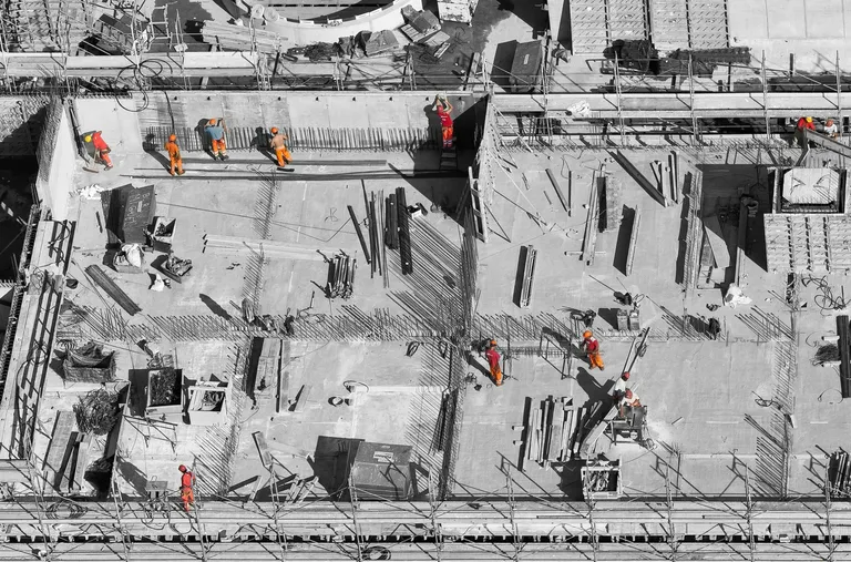 Long-range mining drone | DeltaQuad Evo Enterprise construction site
