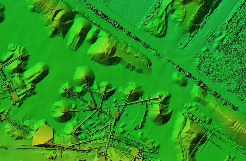 Drone GIS mapping Drones for GIS mapping  DeltaQuad Evo Enterprise  Colored geospatial data