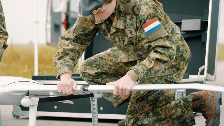 Long-range surveillance drone for ISTAR | Military use of VTOL drones | DeltaQuad Evo Tactical