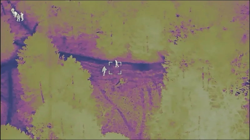Long-range surveillance drone for ISTAR | DeltaQuad Evo Tactical drone RGB camera output