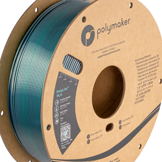 Polymaker Dual Silk Jadeite Green-Chrome filament sample