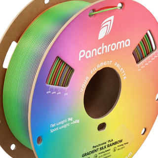 Panchroma Gradient Silk Rainbow filament sample