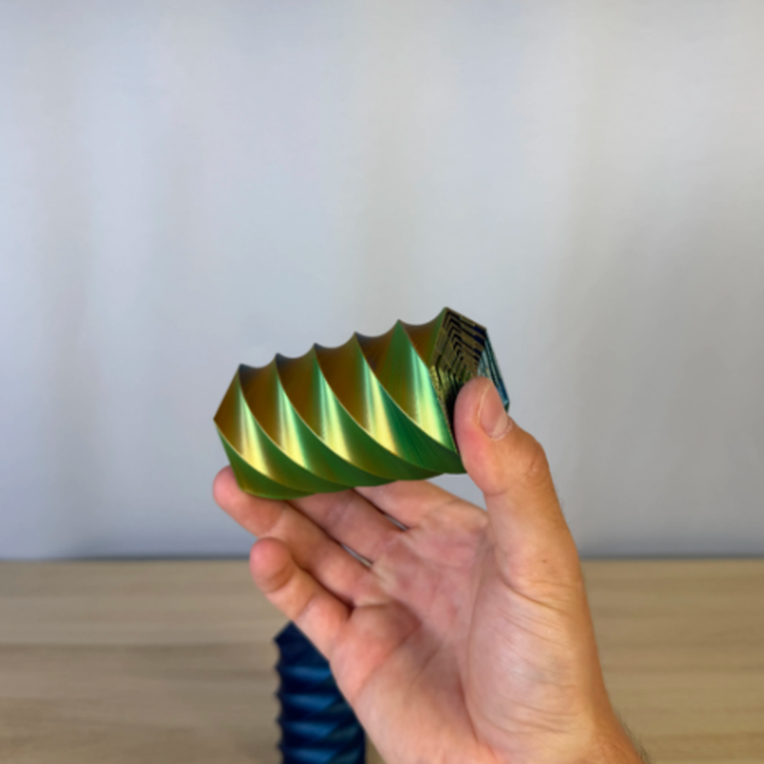 Hexagon Twisty Fidget Toy printed by TKA Custom Printing