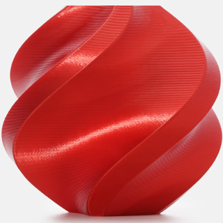Silk+ Candy Red filament sample