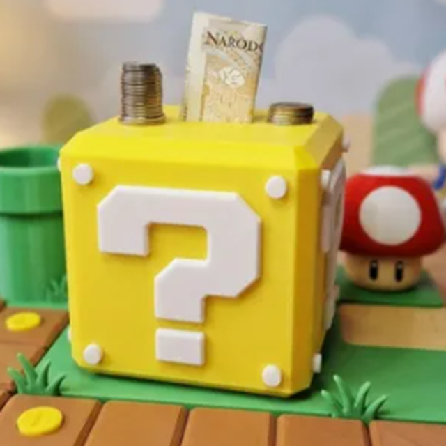 Mario Piggy Bank Box printed by TKA Custom Printing