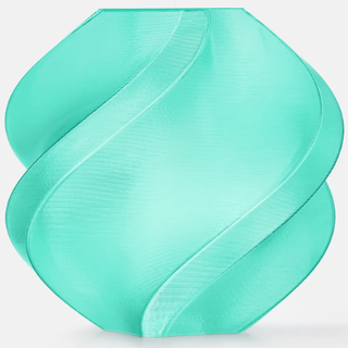 PETG Translucent Teal filament sample