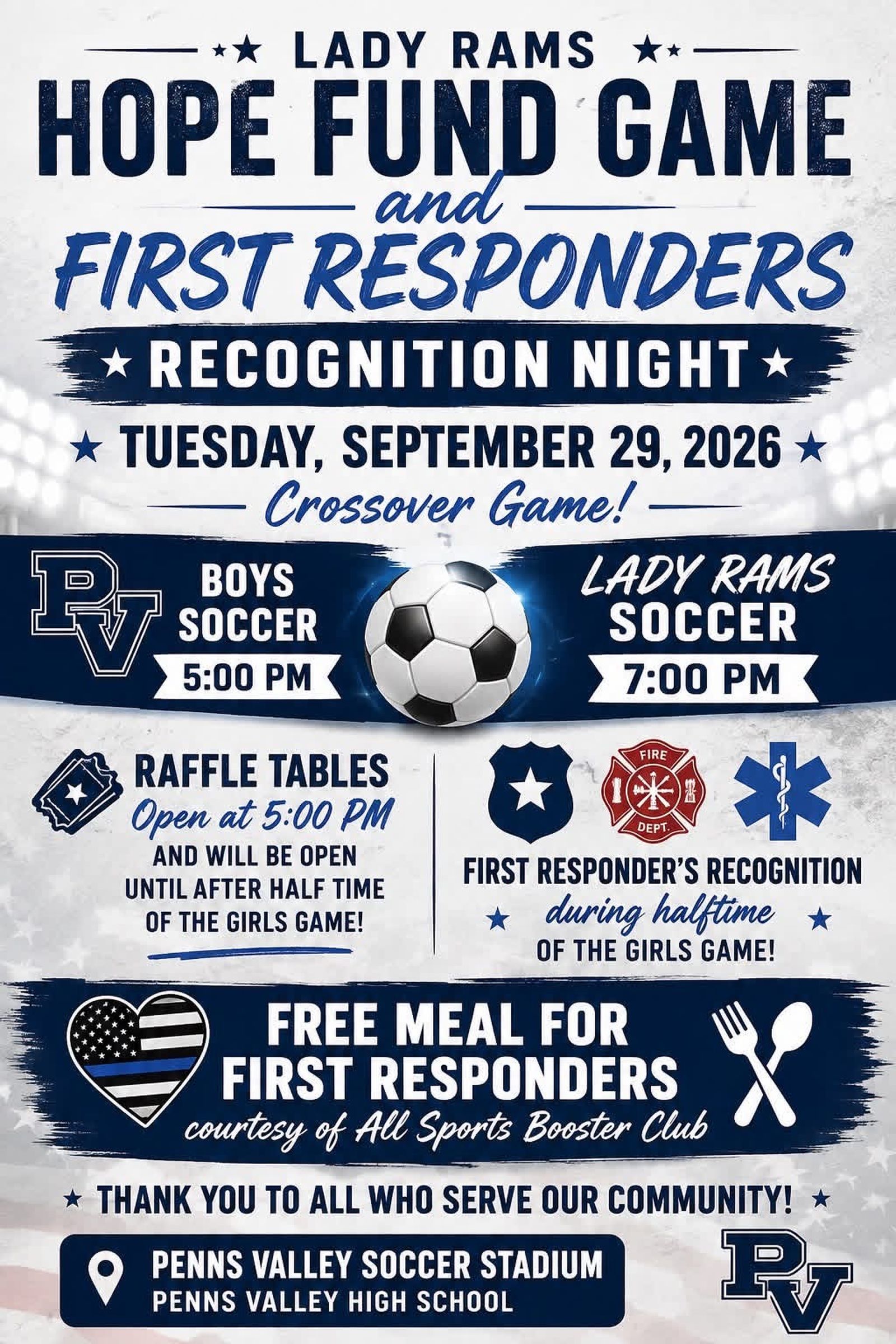 Lady Rams Hope Fund Game
