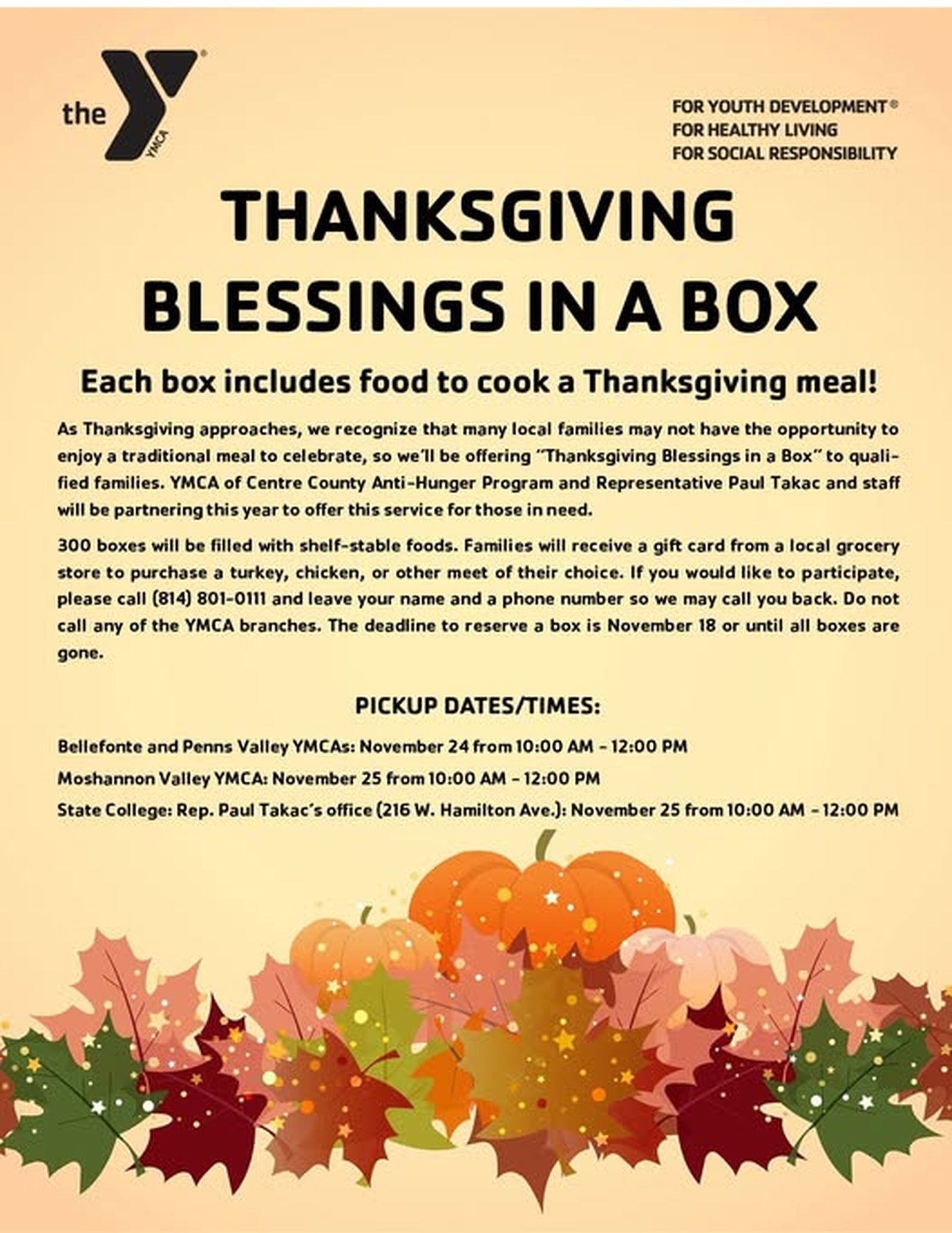 Thanksgiving Blessings in a Box