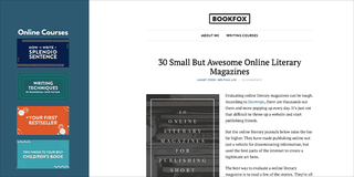 Small Literary Magazine by Bookfox