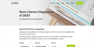 Best Literary Magazines of 2021 by Reedsy