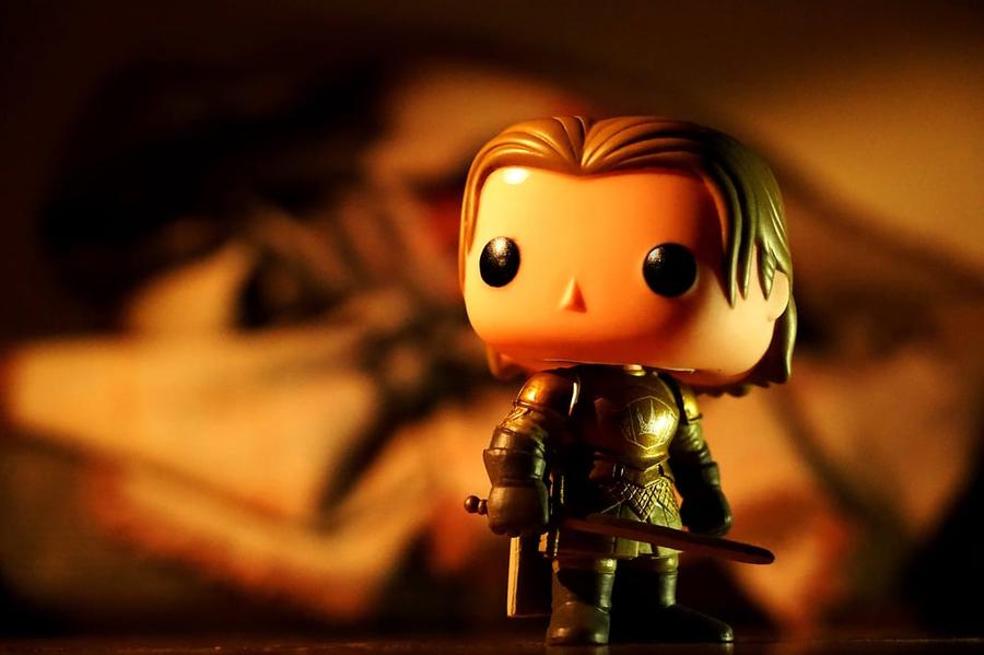 A bobblehead knight