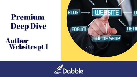 A finger pointing at "Website" with elements of a website pointing towards it.