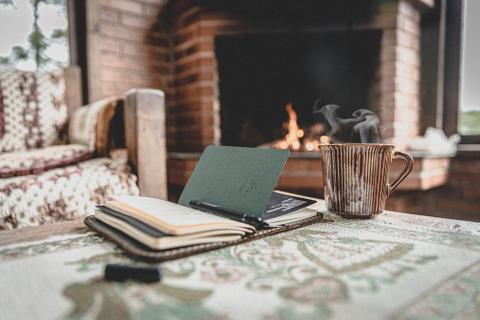 person writing