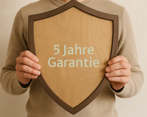 5 Jahre Garantie - mehr Sicherheit beim Einkauf