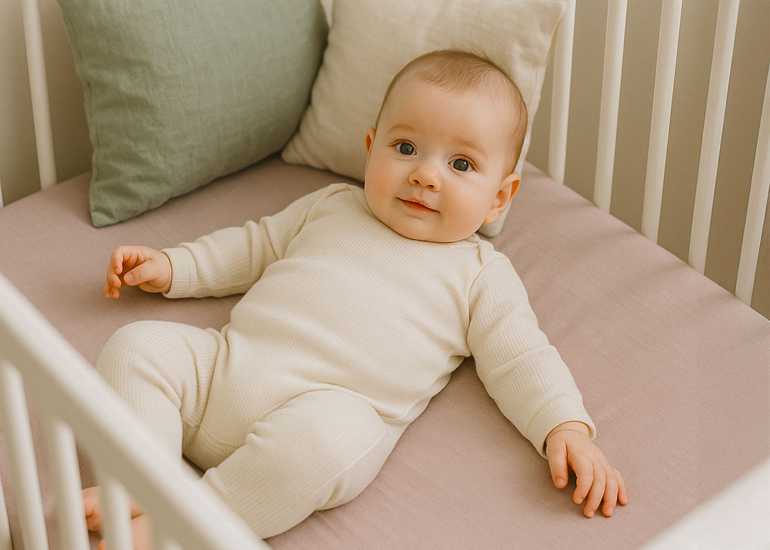 Kissen im Kinderbett - ab wann sinnvoll?